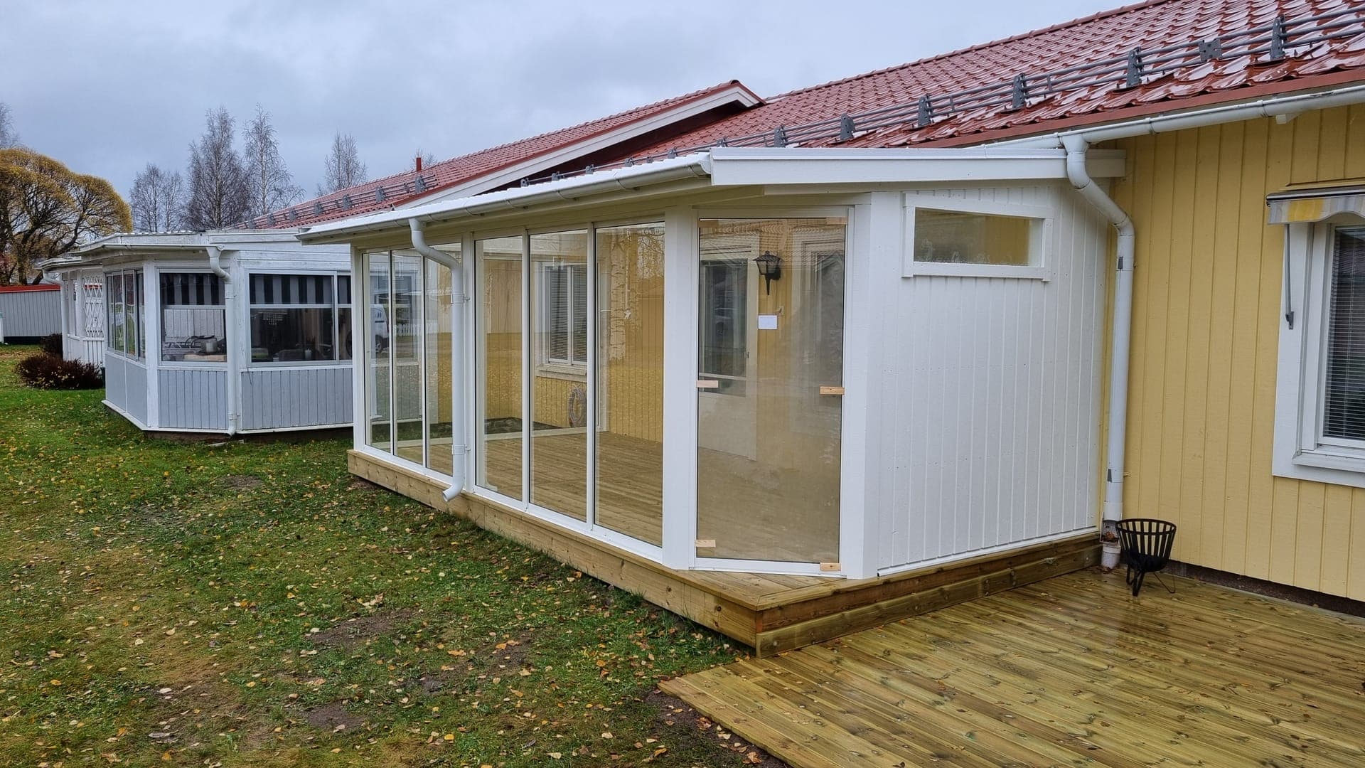 Nybyggt uterum på fräsch trall
